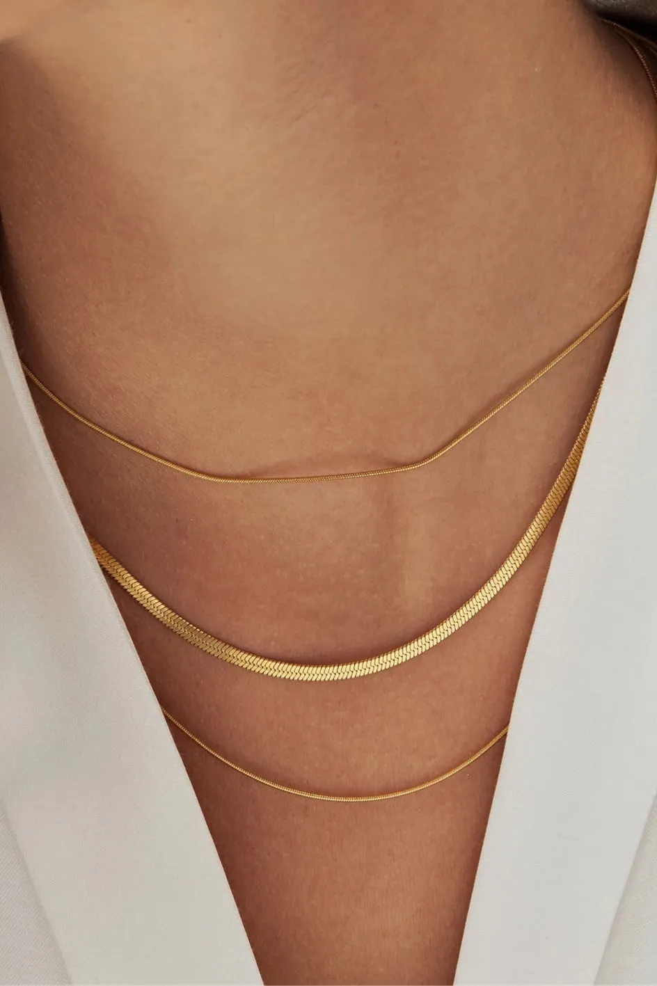 18K Gold Plated Multilayer Necklace