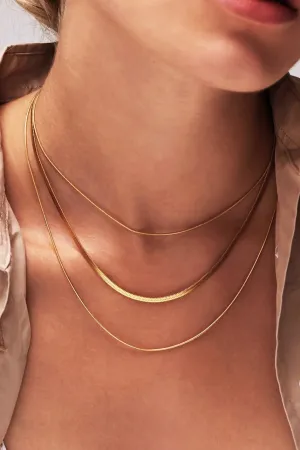 18K Gold Plated Multilayer Necklace