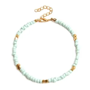 1pc Creative Bohemian Style Women Anklet Adjustable Fashion Handmade Beach Ankle Bracelet Beaded Anklet Jewelry Accessories