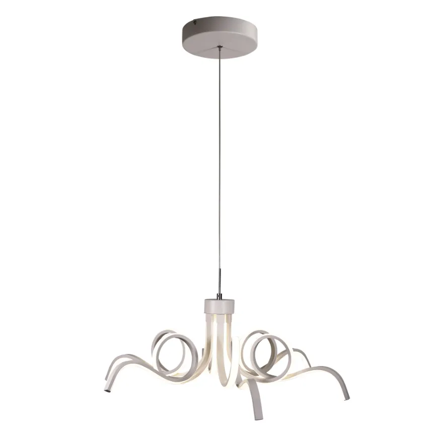 70cm Noodle Contemporary Pendant White
