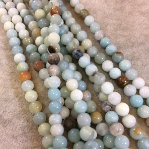 Amazonite Round Bead Strand, 6mm, approx. 64 beads per strand