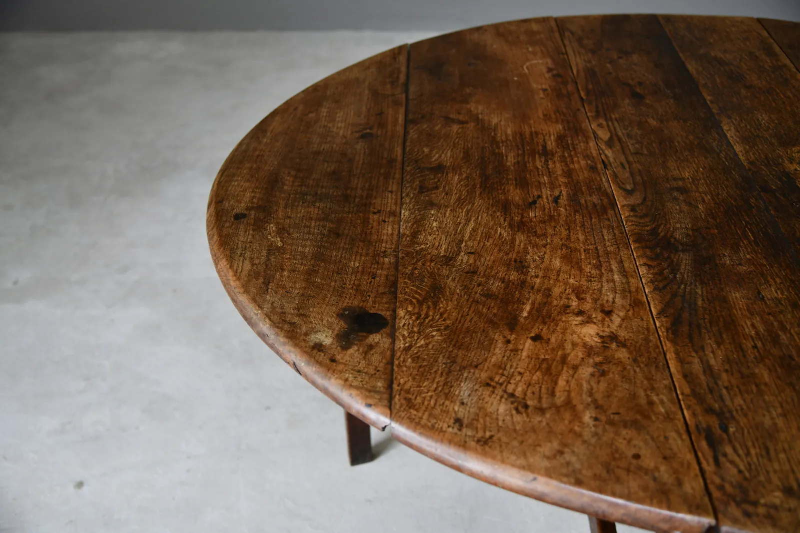 Antique 18th Century Oak Drop Leaf Table