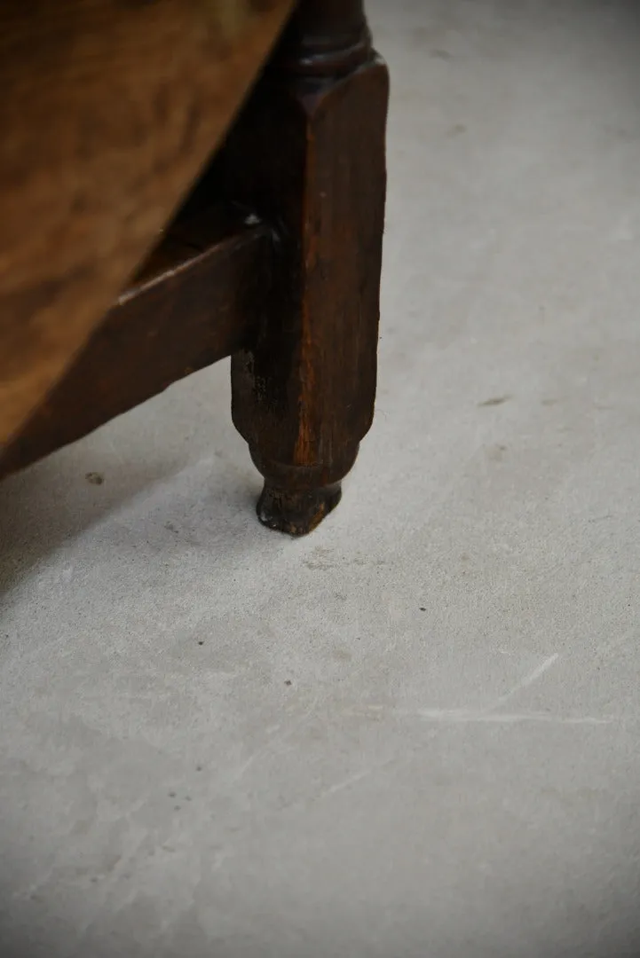 Antique 18th Century Oak Drop Leaf Table