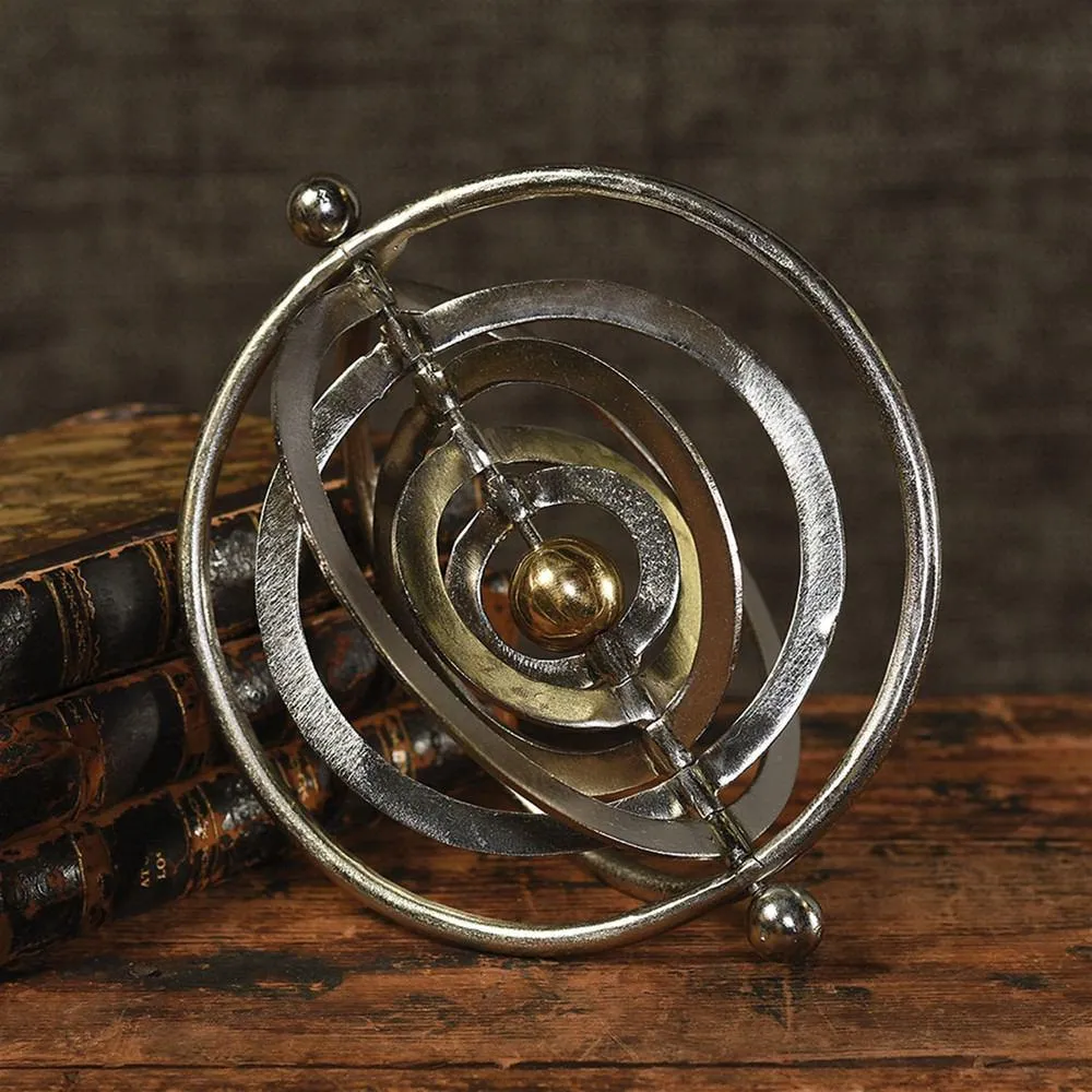 Astro Orb - Metal - Set Of 2 By HomArt
