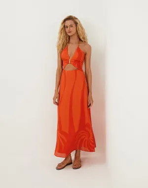 Aurea Long Dress - Cherie