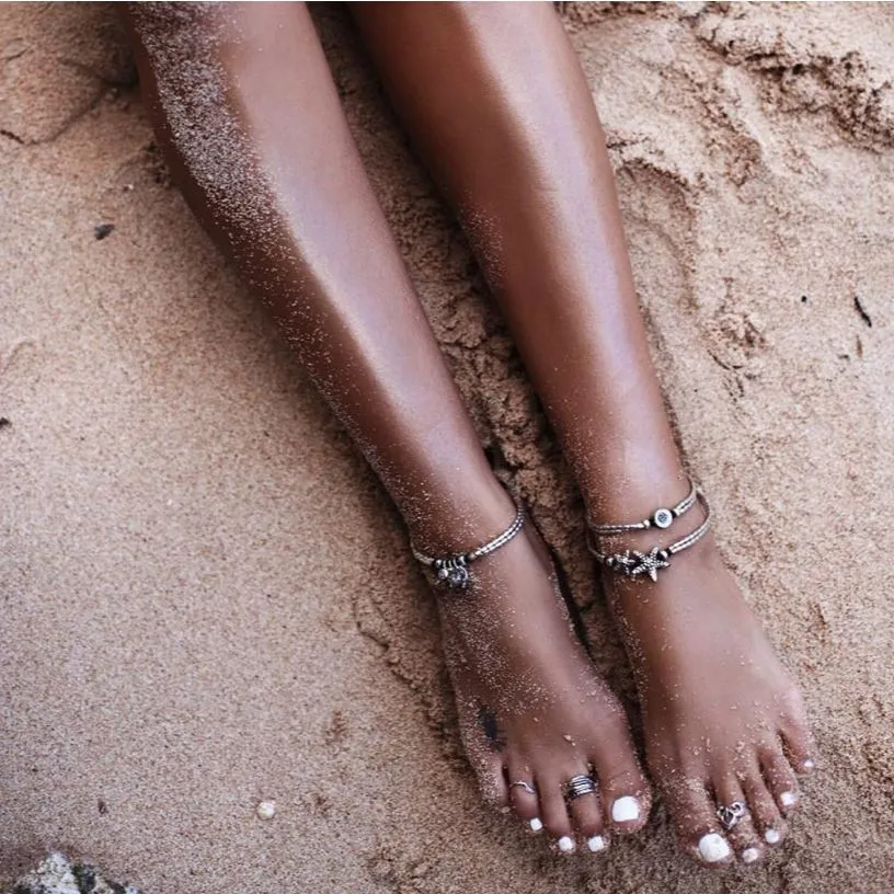 Bohemian Starfish Beach Anklet