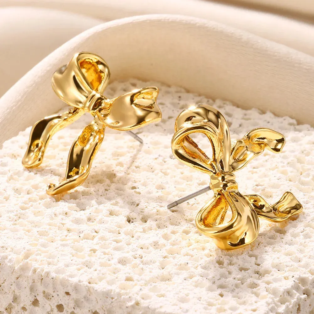 Bow Stud Earrings