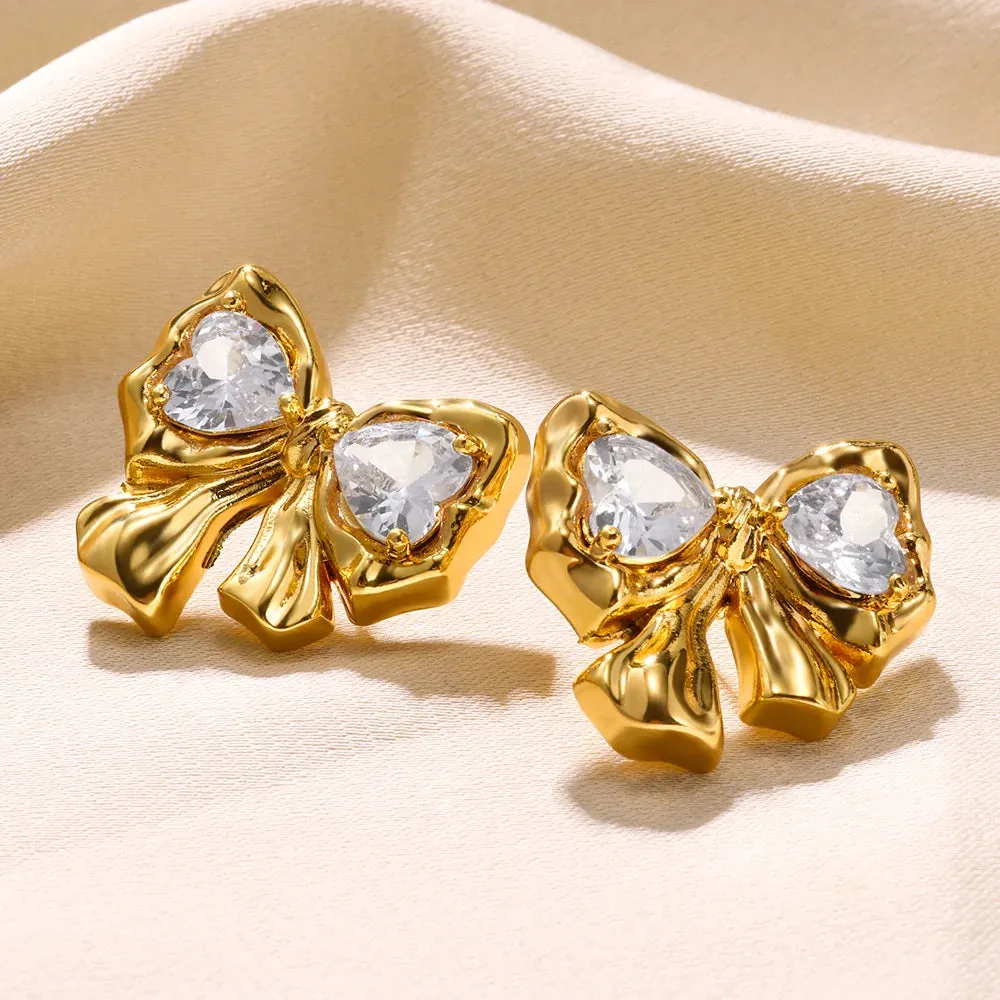 Bow Stud Earrings