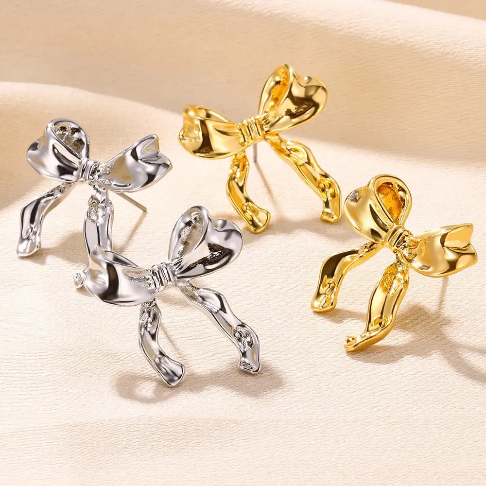 Bow Stud Earrings
