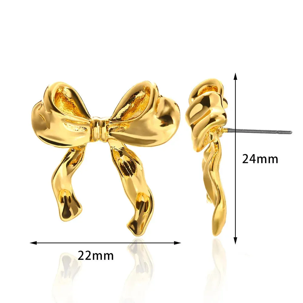 Bow Stud Earrings