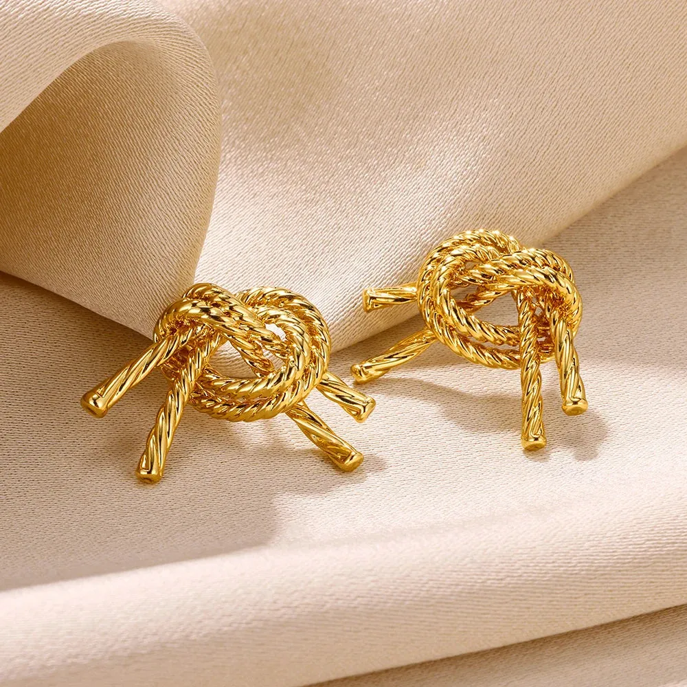 Bow Stud Earrings
