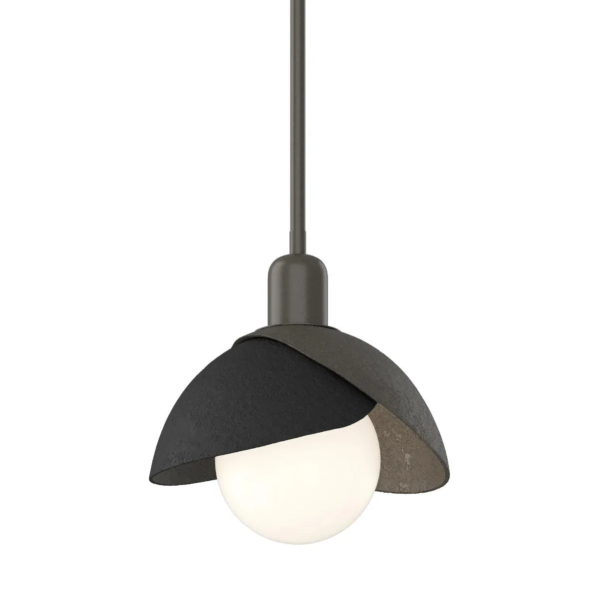 Brooklyn 9 in. Pendant Light Dark Smoke Finish