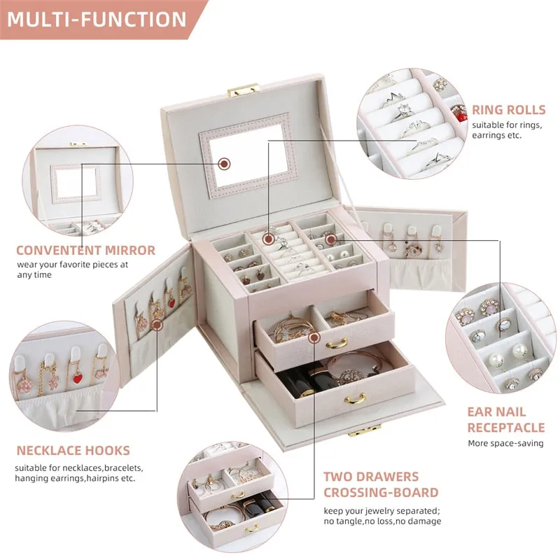 CASEGRACE Large Jewelry Box Organizer
