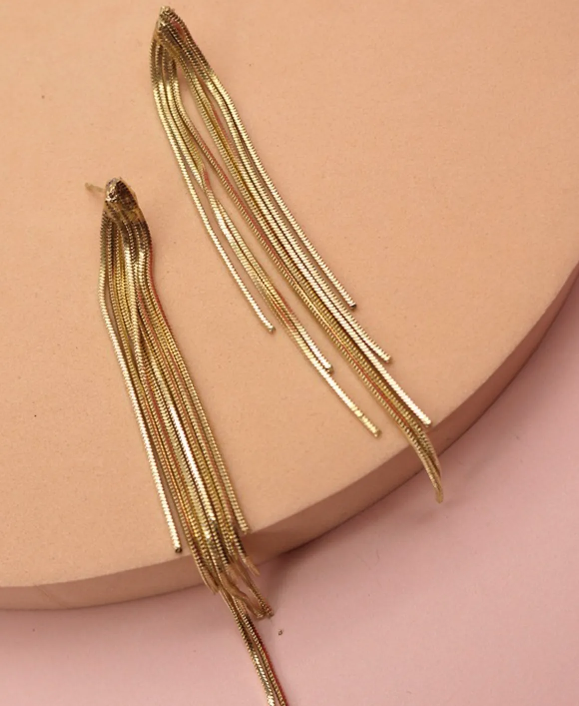 Chain Tassel Earrings