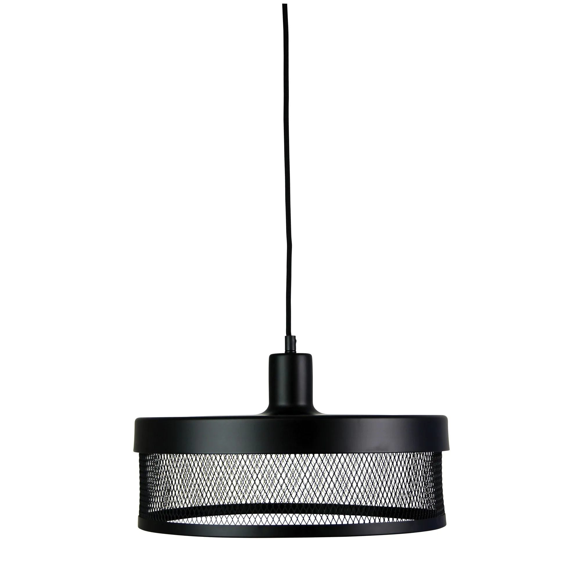 Chester 36 Single Mesh Pendant Black