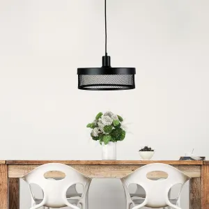 Chester 36 Single Mesh Pendant Black