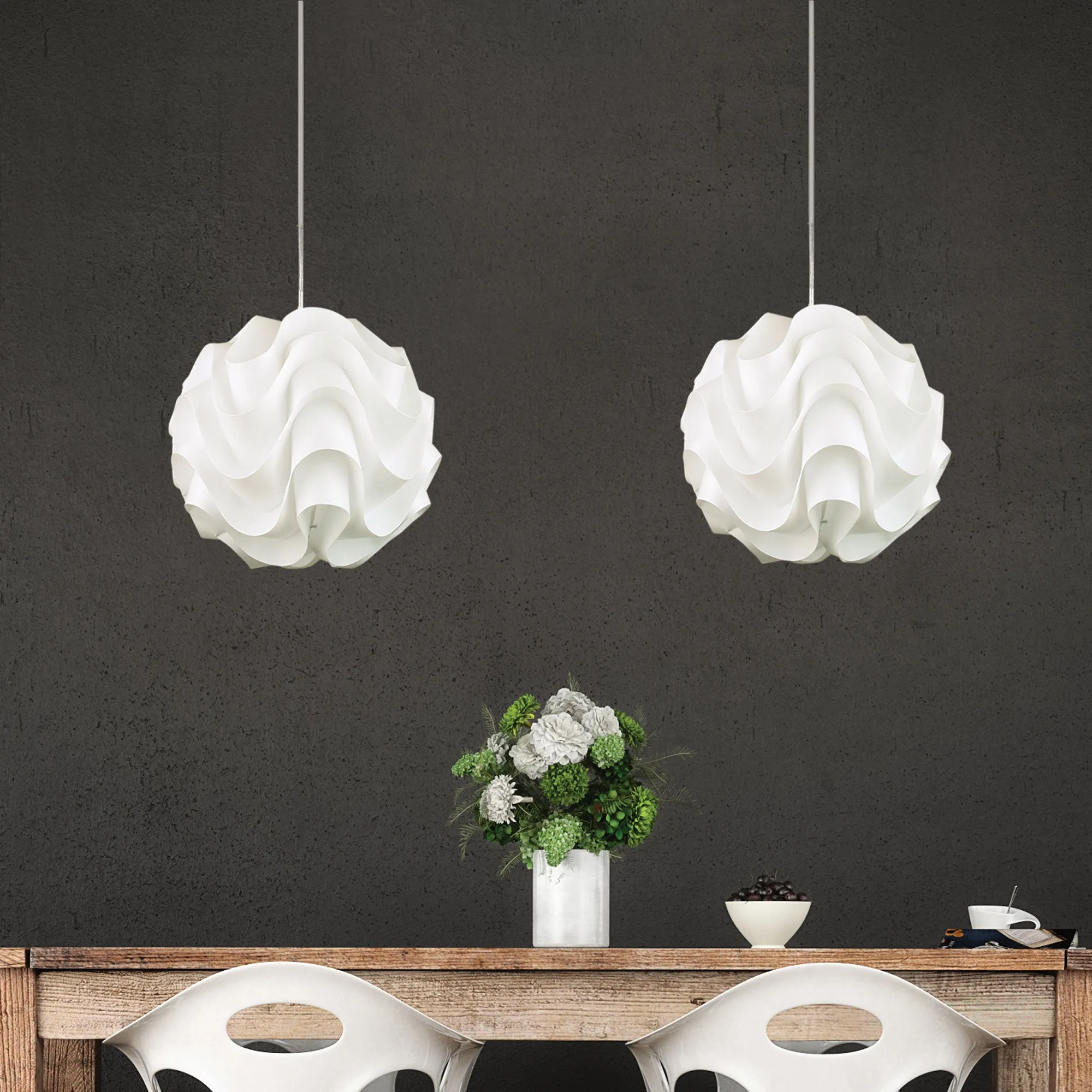 Chic 33cm Pendant White
