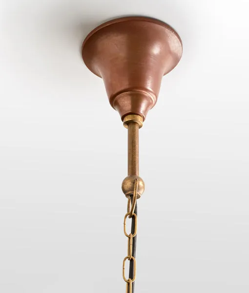 CLA Deksel Aged Copper Interior pendant