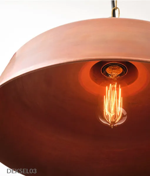 CLA Deksel Aged Copper Interior pendant