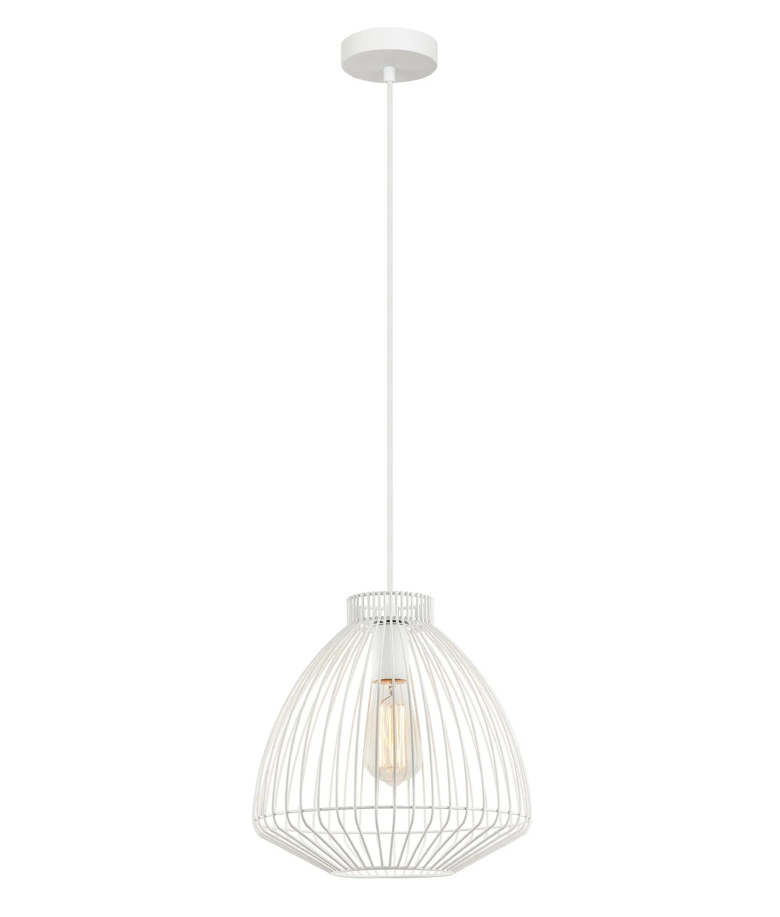 CLA Manu Interior Cone (Concave) Wire Cage Pendant Lights