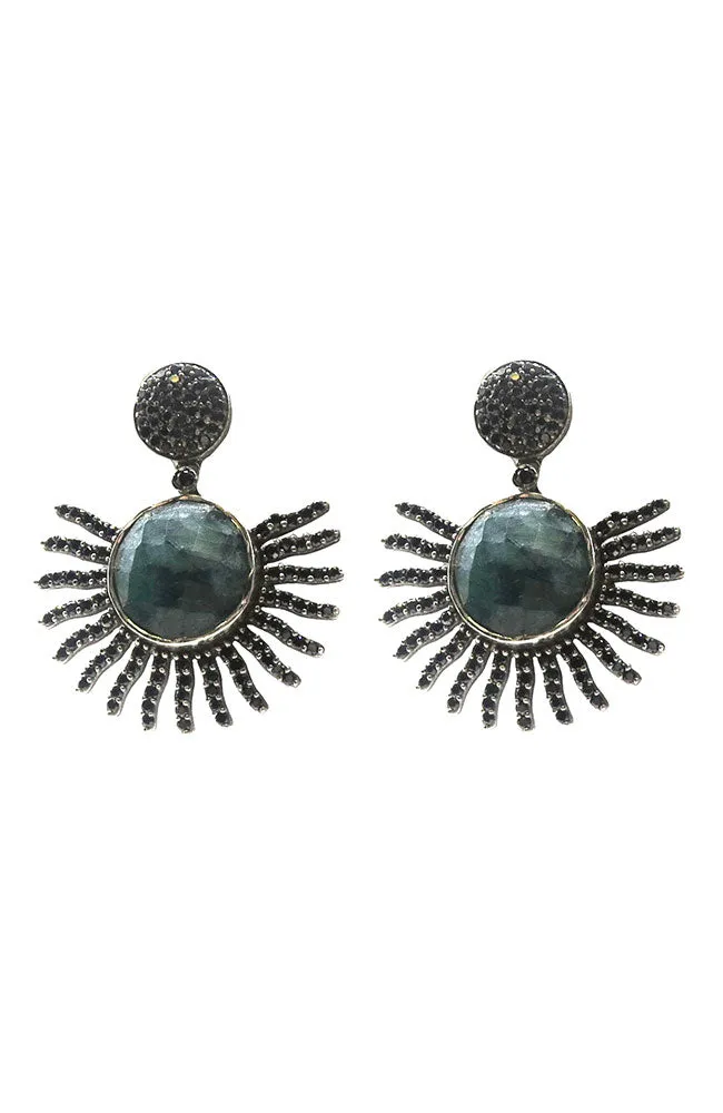 Color Stone Earrings