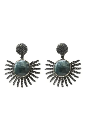 Color Stone Earrings