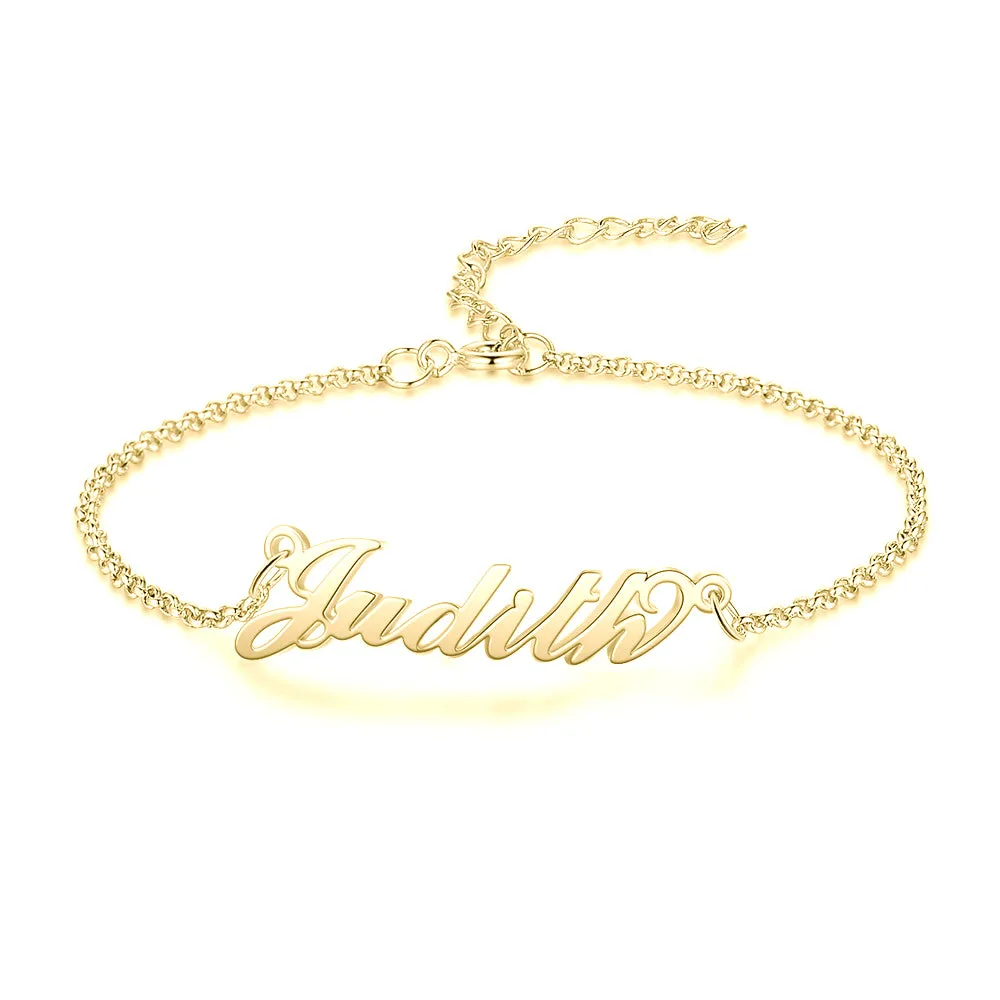 Cursive Custom Personalized Name Bracelet