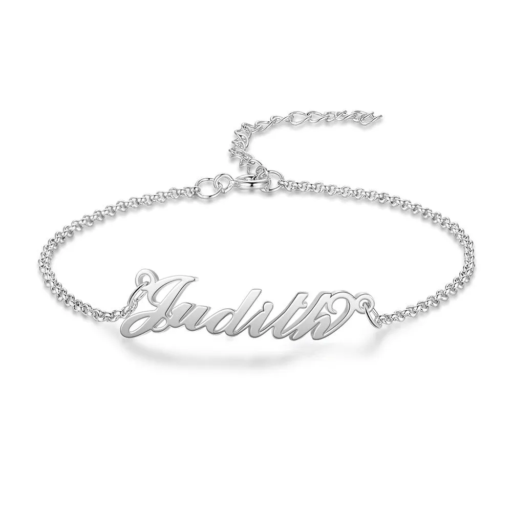 Cursive Custom Personalized Name Bracelet