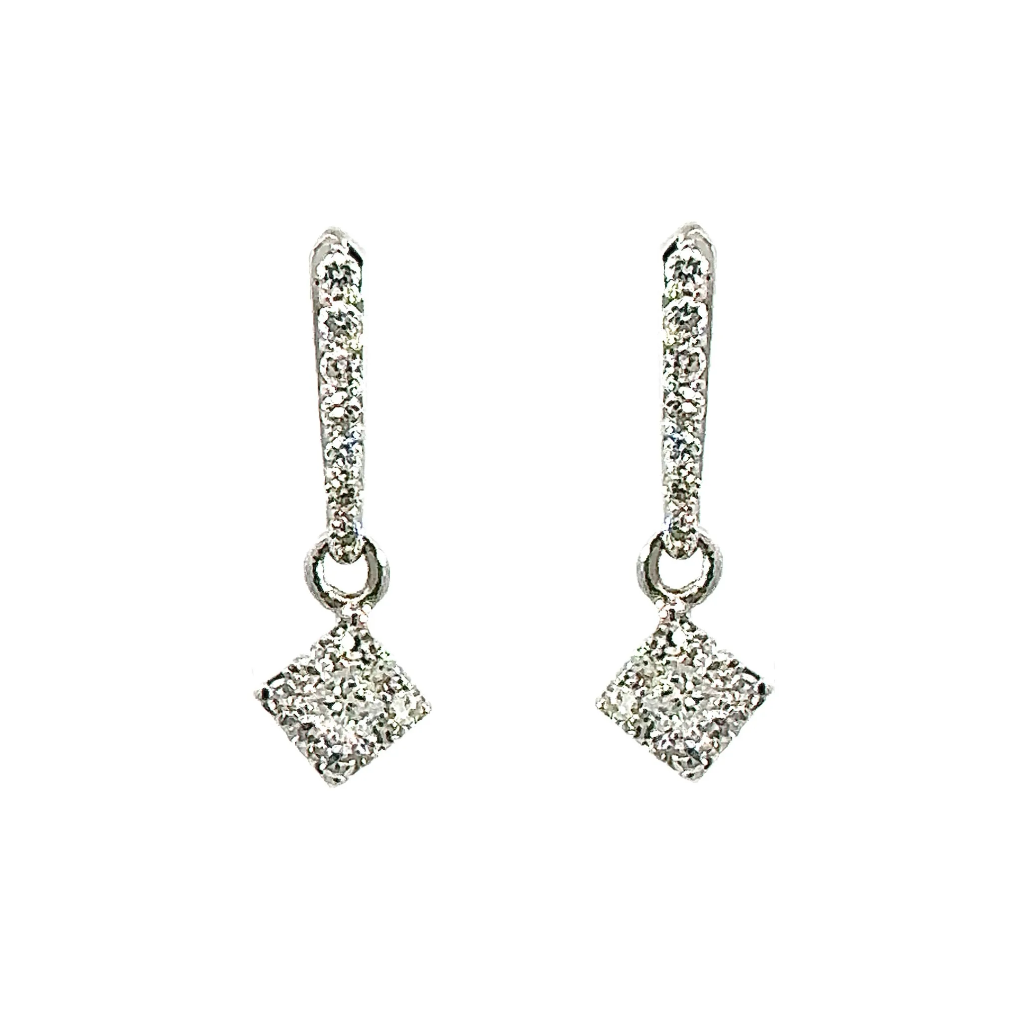 Dazzling Diamond Drop Earrings