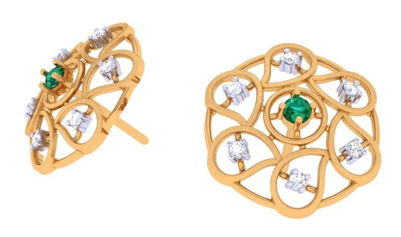 Dazzling Gold Diamond Pendant