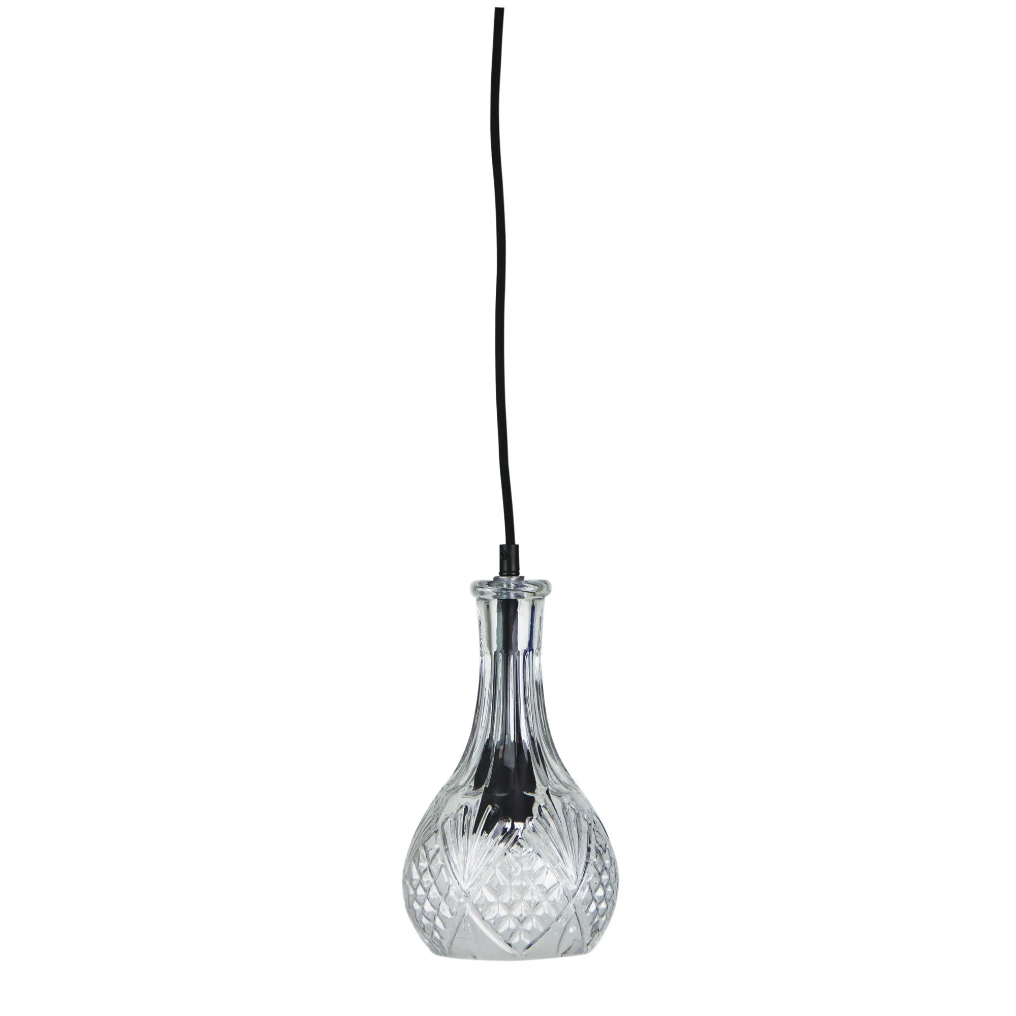 Decant 1 Single Pendant Clear Glass