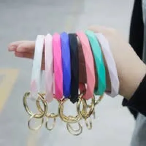 Diamond Shape Keychain Bracelet
