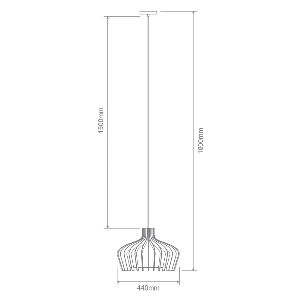 Domus SANDS-PDT TIMBER 1XE27 Pendant