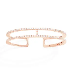 Double Line Pavé Cuff