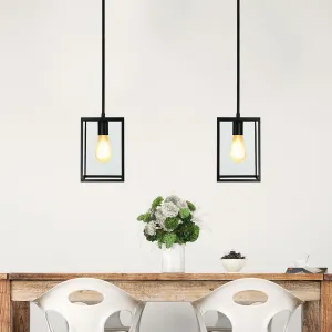 Eaton 17 Single Pendant Matt Black