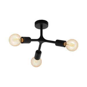 Eglo Lighting Bocadella 1 3X60W E27 Ceiling Light