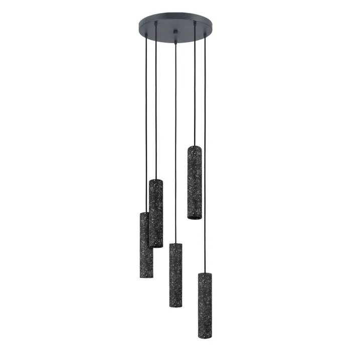 Eglo Lighting Mentalona Led Anthracite Terrazzo Pendant Light