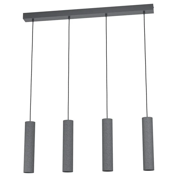 Eglo Lighting Mentalona Led Anthracite Terrazzo Pendant Light