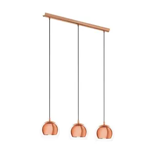 Eglo Lighting Rocamar 3X60W E27 Copper