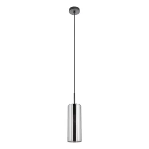 Eglo Lighting Selvino 15W E27 Black Transparent Pendant Light