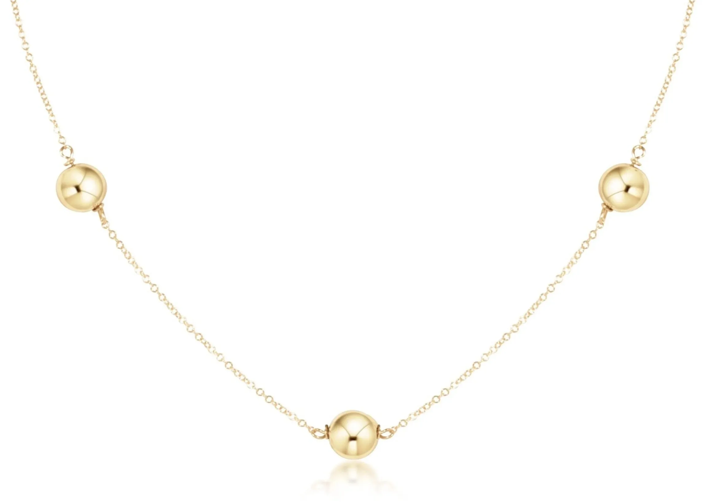 Enewton - Choker Simplicity Chain Gold - 8mm Bead - Gold
