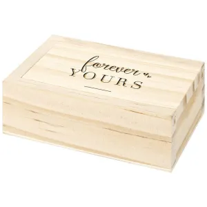 Engraved Wood Sliding Ring Boxes