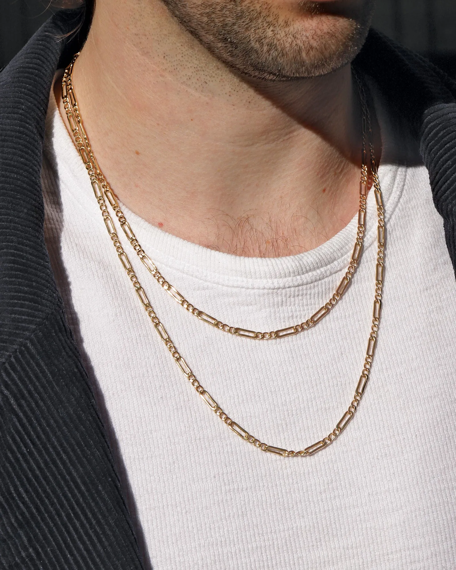 Figaro Chain Necklace | 3.5mm