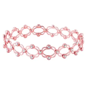 GIVA 925 Silver Anushka Sharma Rose Gold Supple Bracelet |Gifts For Women And Girls|With Certificate Of Authenticity And 925 Stamp|6 Months Warranty*