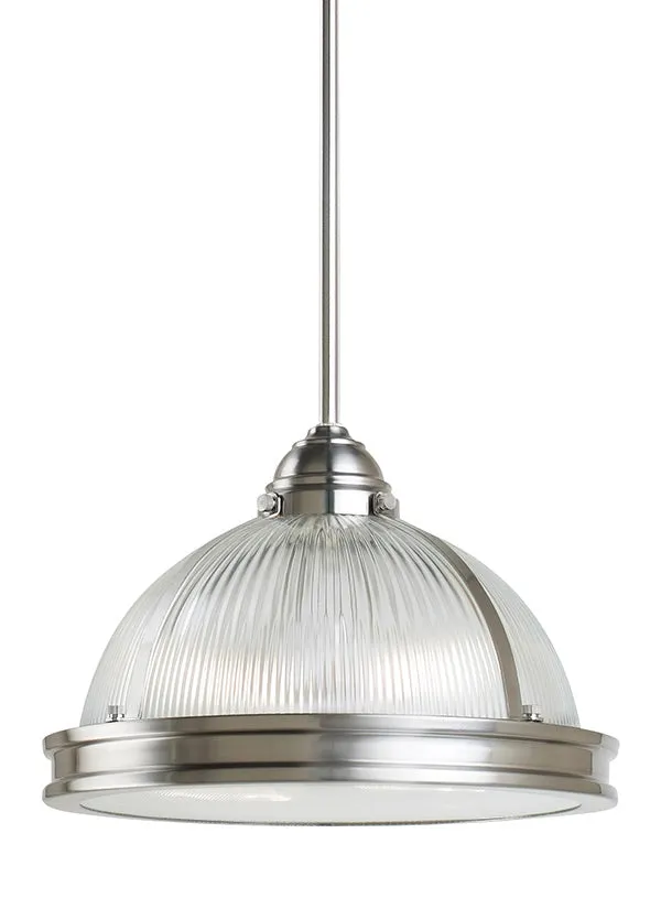 GL SG Pratt Street 2L Pendant, Brushed Nickel