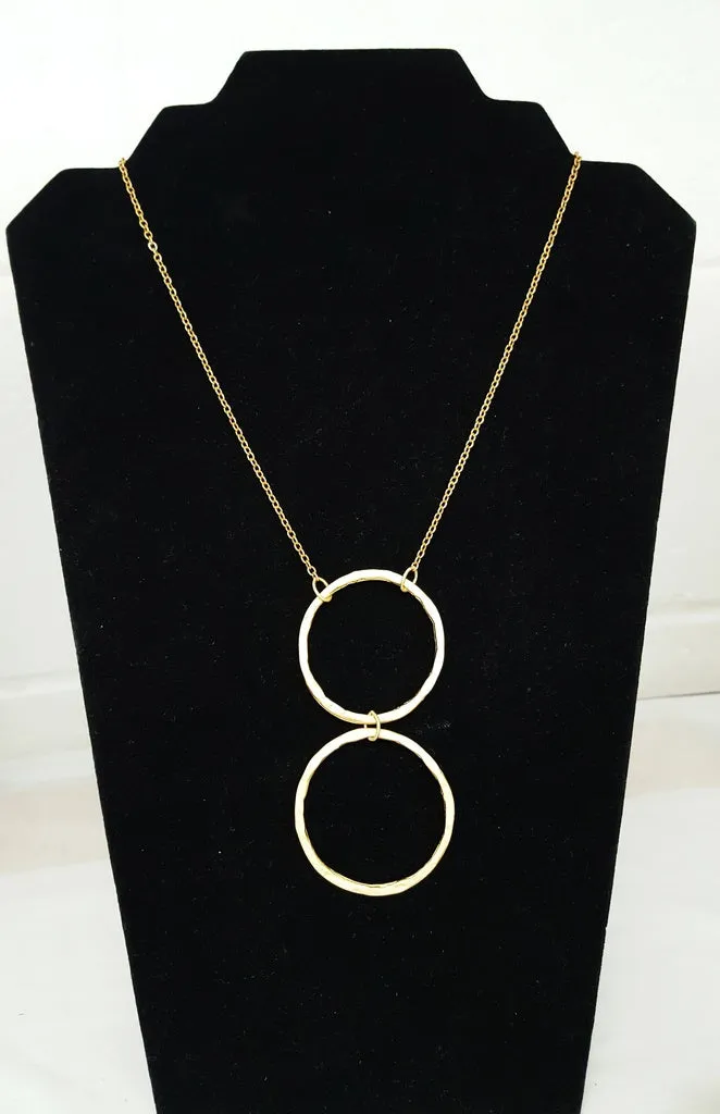 Gold Circles Necklace
