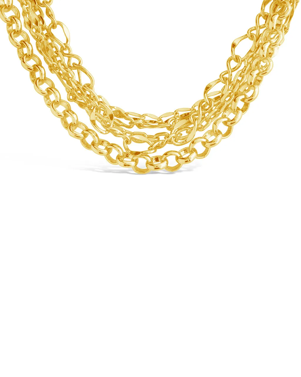 Hadleigh Multi Chain Layered Necklace