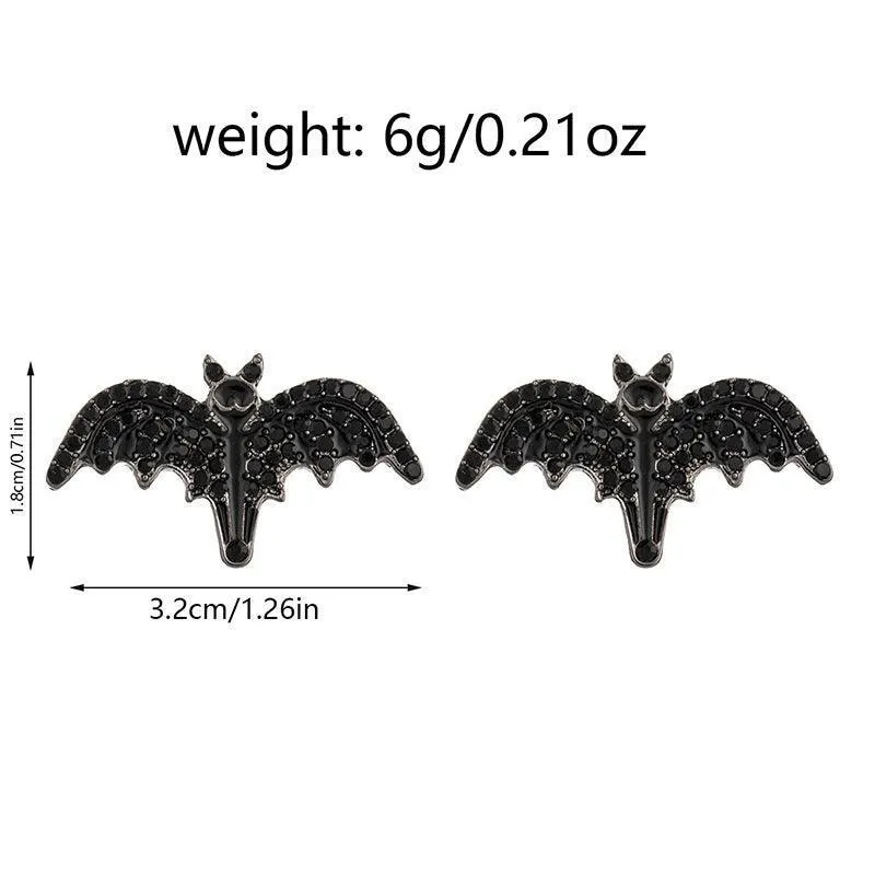 Halloween Skull Earrings Stud – Spooky Style for Women