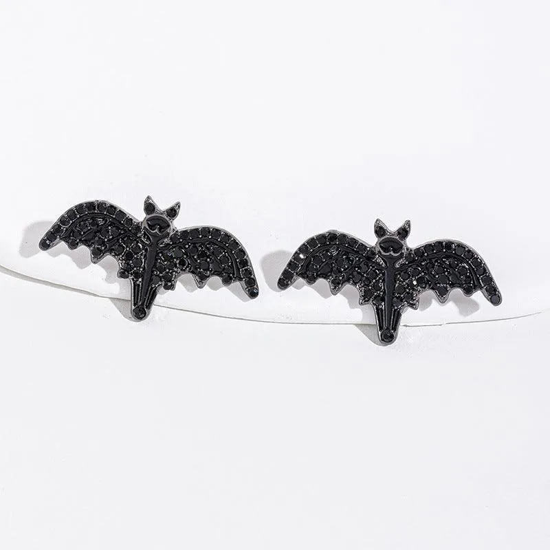 Halloween Skull Earrings Stud – Spooky Style for Women