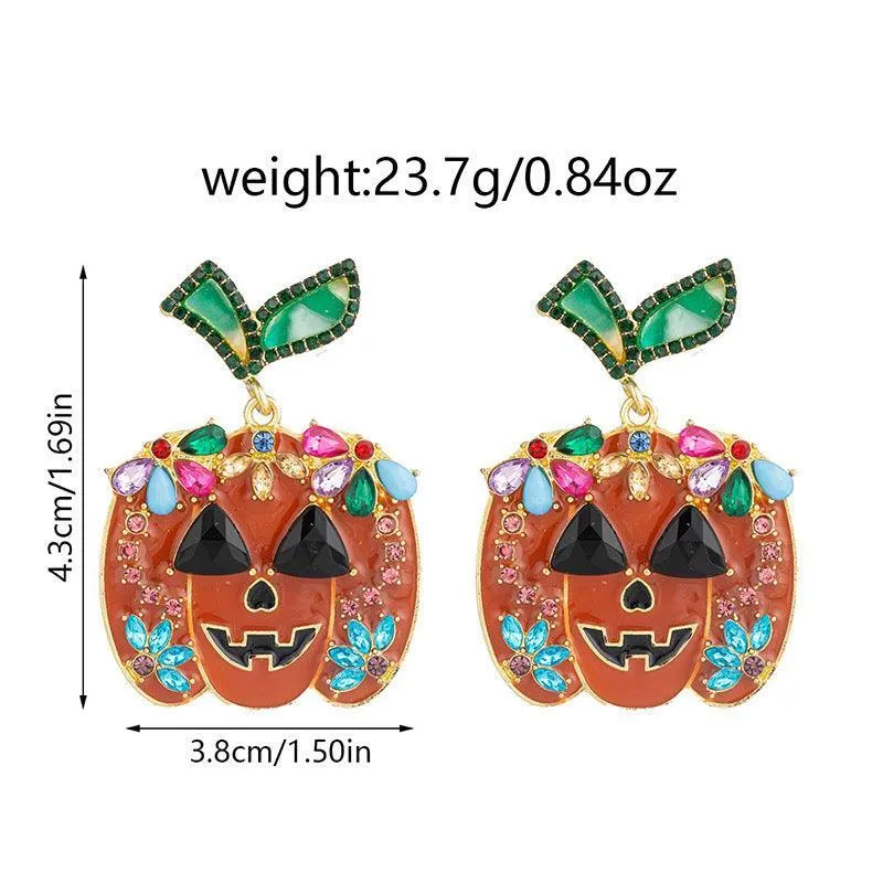 Halloween Skull Earrings Stud – Spooky Style for Women
